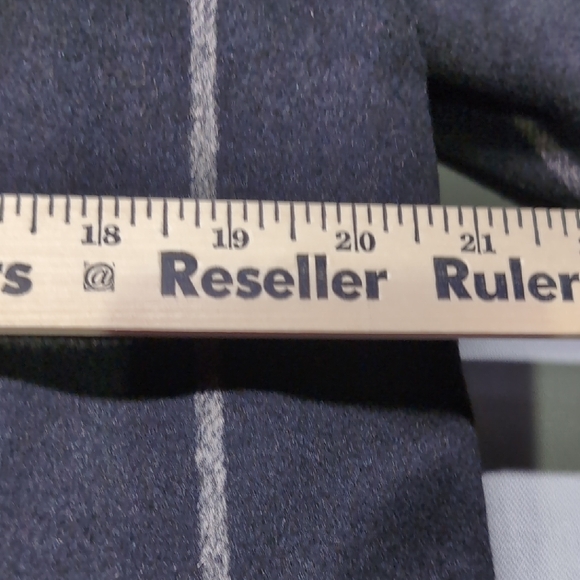 Madewell Womens Hollis Double Breasted Black White Peacoat Windowpane Check Sz L - Picture 5 of 7